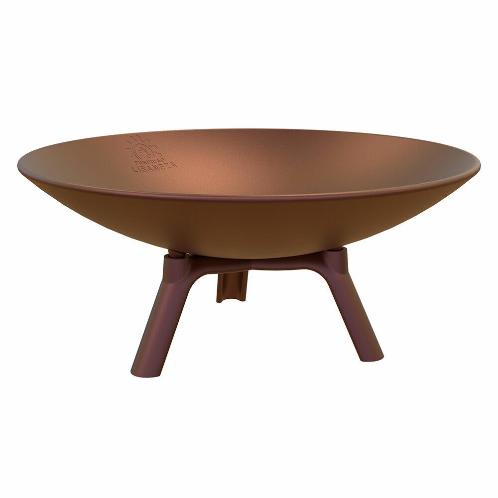 Lareira de Jardim em Ferro Fundido 62cm Envelhecida