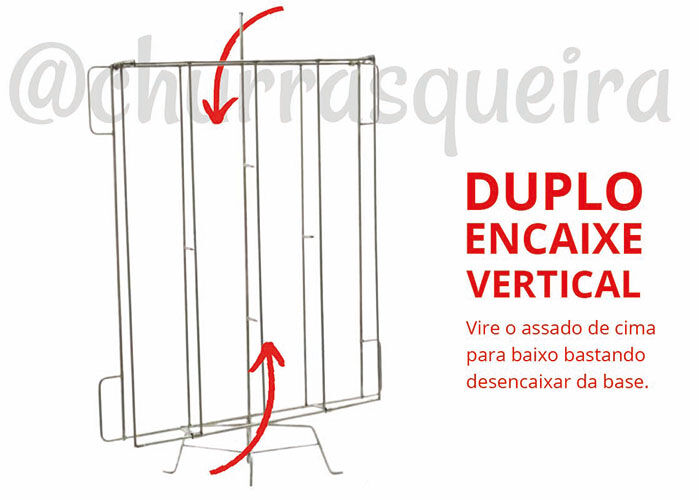 Espeto Costela Fogo de Chão Inox 304