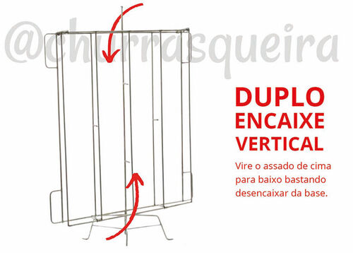 Espeto Costela Fogo de Chão Inox 304