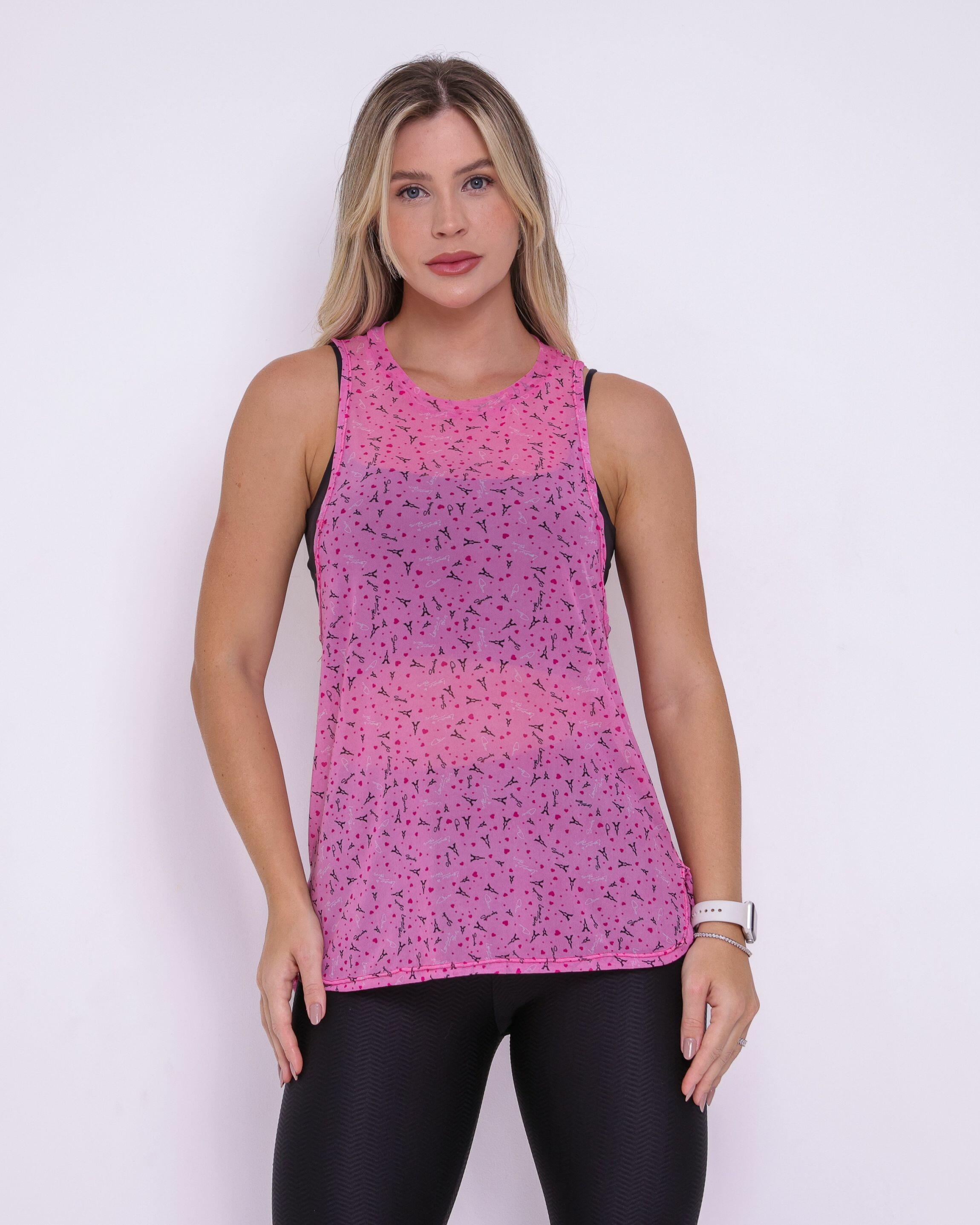 Regata Tule Paris Rosa