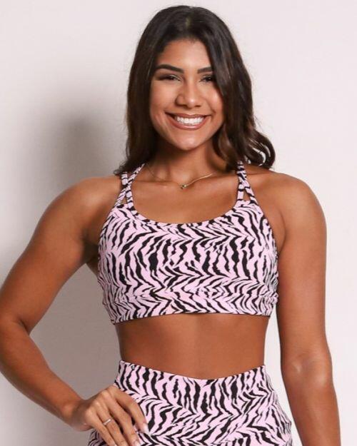 Top Lu Zebra Rosaceo