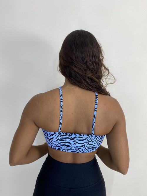 Top Escamas Zebra Beau Blue