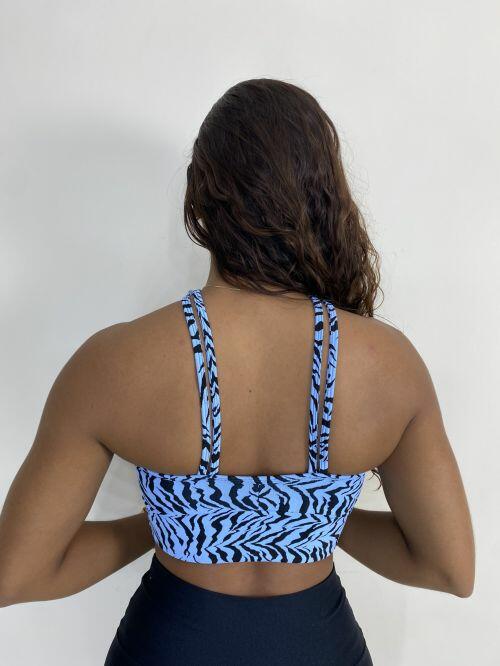 Top Cruzado Zebra Beau Blue