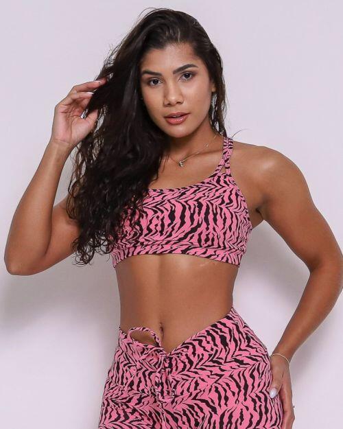 Top Lu Zebra Pink Lemonade