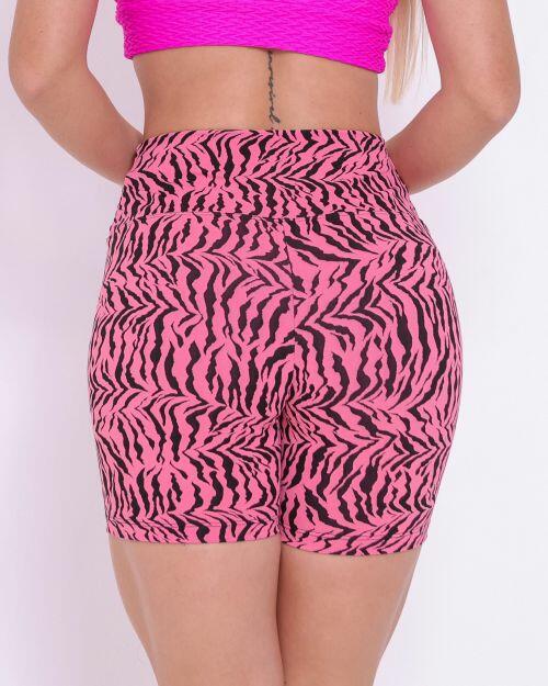 Short Bermuda Zebra Pink Lemonade