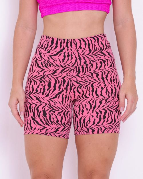 Short Bermuda Zebra Pink Lemonade