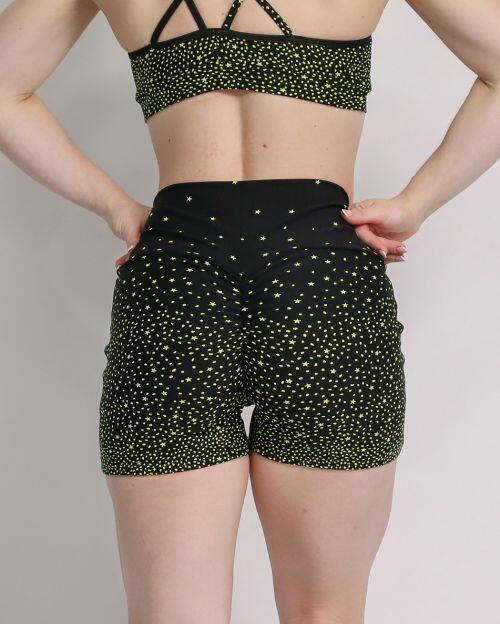 Short Empina Degradê Estrelas Amarelo