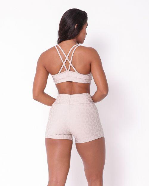 Conjunto Short Básico Curtinho New Onça Fit + Top Lu