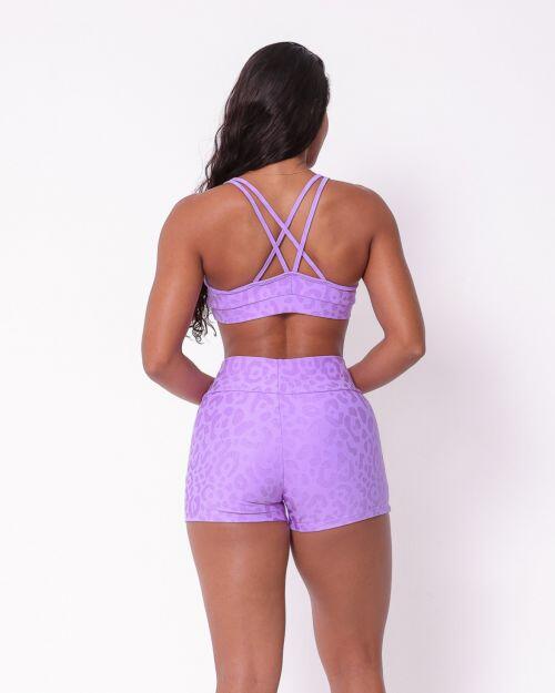 Conjunto Short Básico Curtinho New Onça Fit + Top Lu