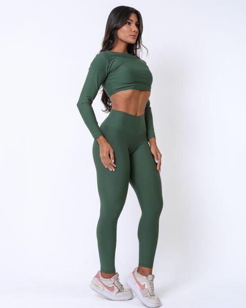 Conjunto Calça Legging Básica Light + Top Maria