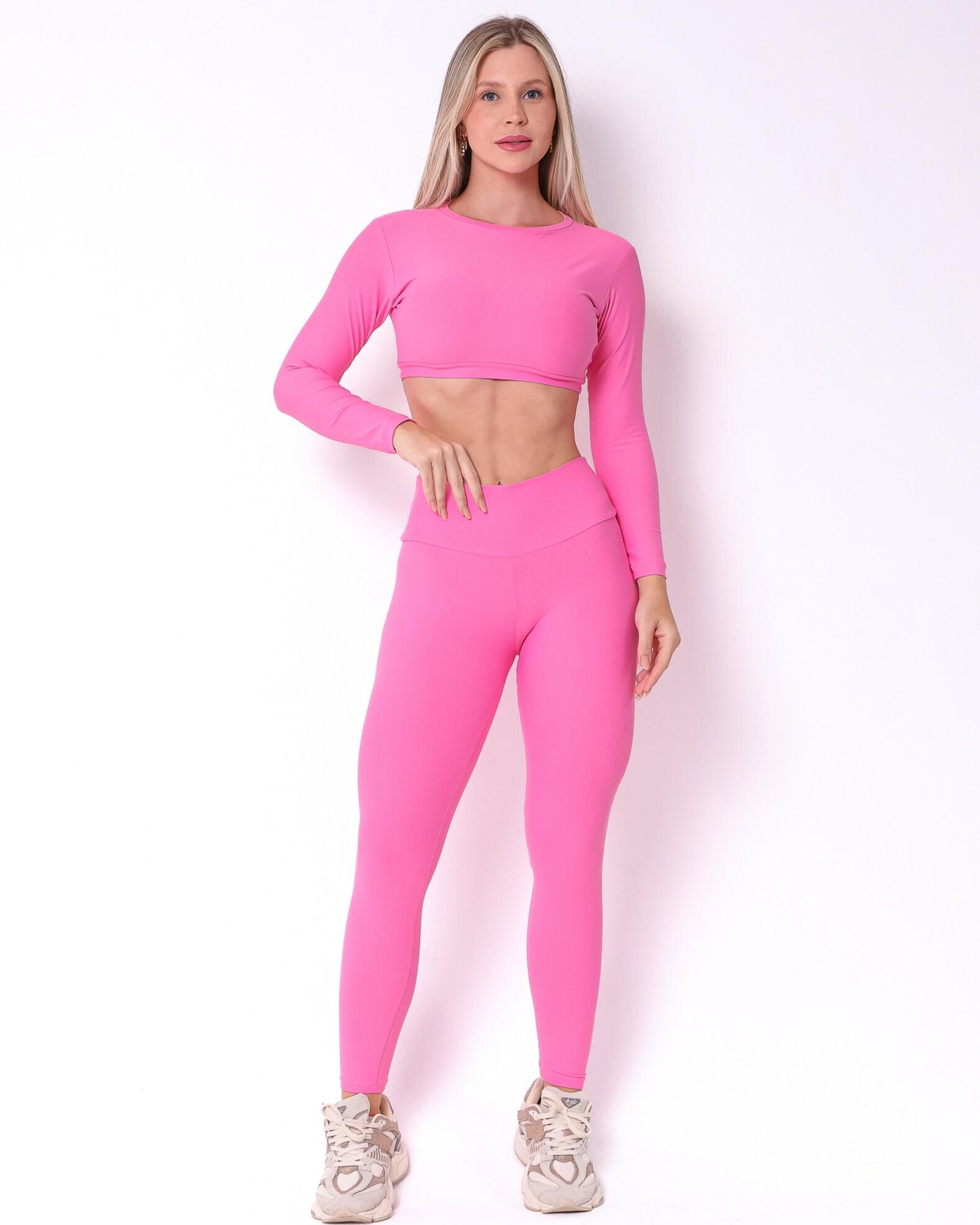 Conjunto Calça Legging Básica Light + Top Maria