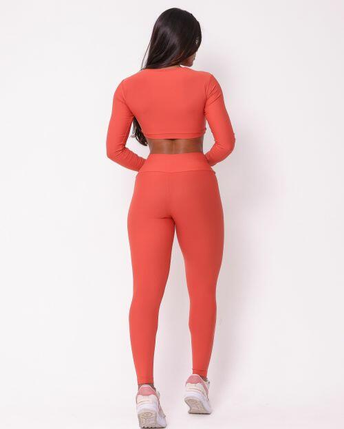 Conjunto Calça Legging Básica Light + Top Maria