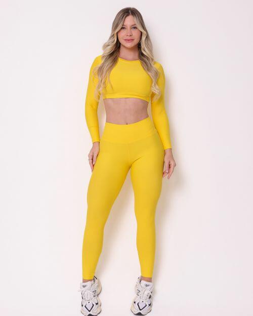 Conjunto Calça Legging Básica Light + Top Maria