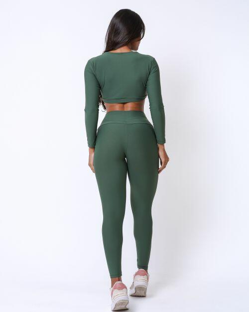 Conjunto Calça Legging Básica Light + Top Maria