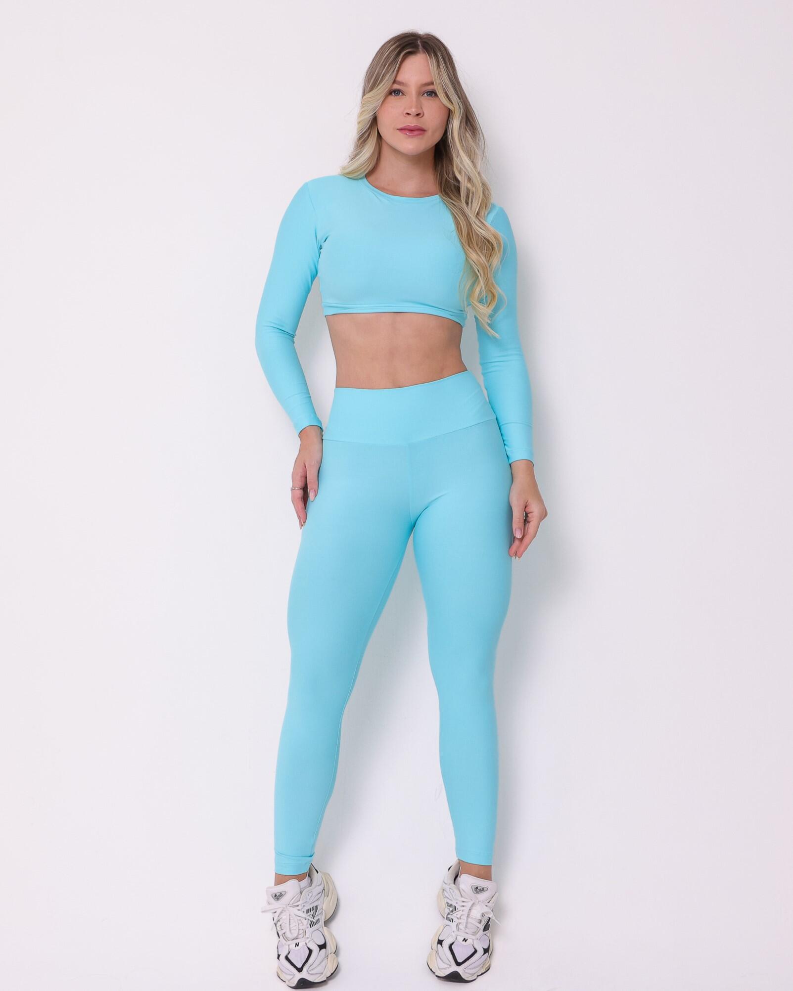 Conjunto Calça Legging Básica Light + Top Maria