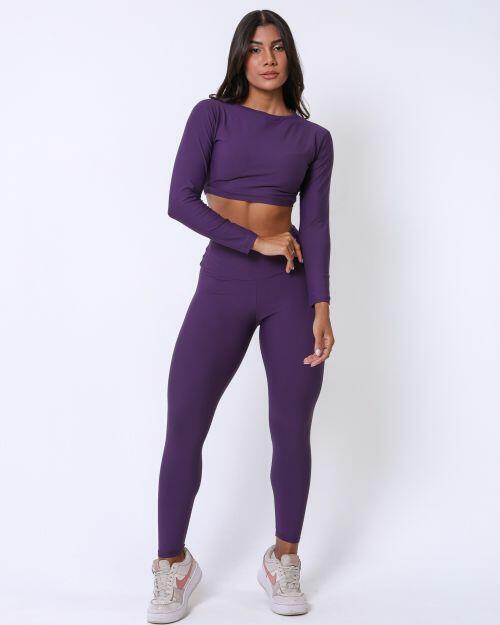 Conjunto Calça Legging Básica Light + Top Maria