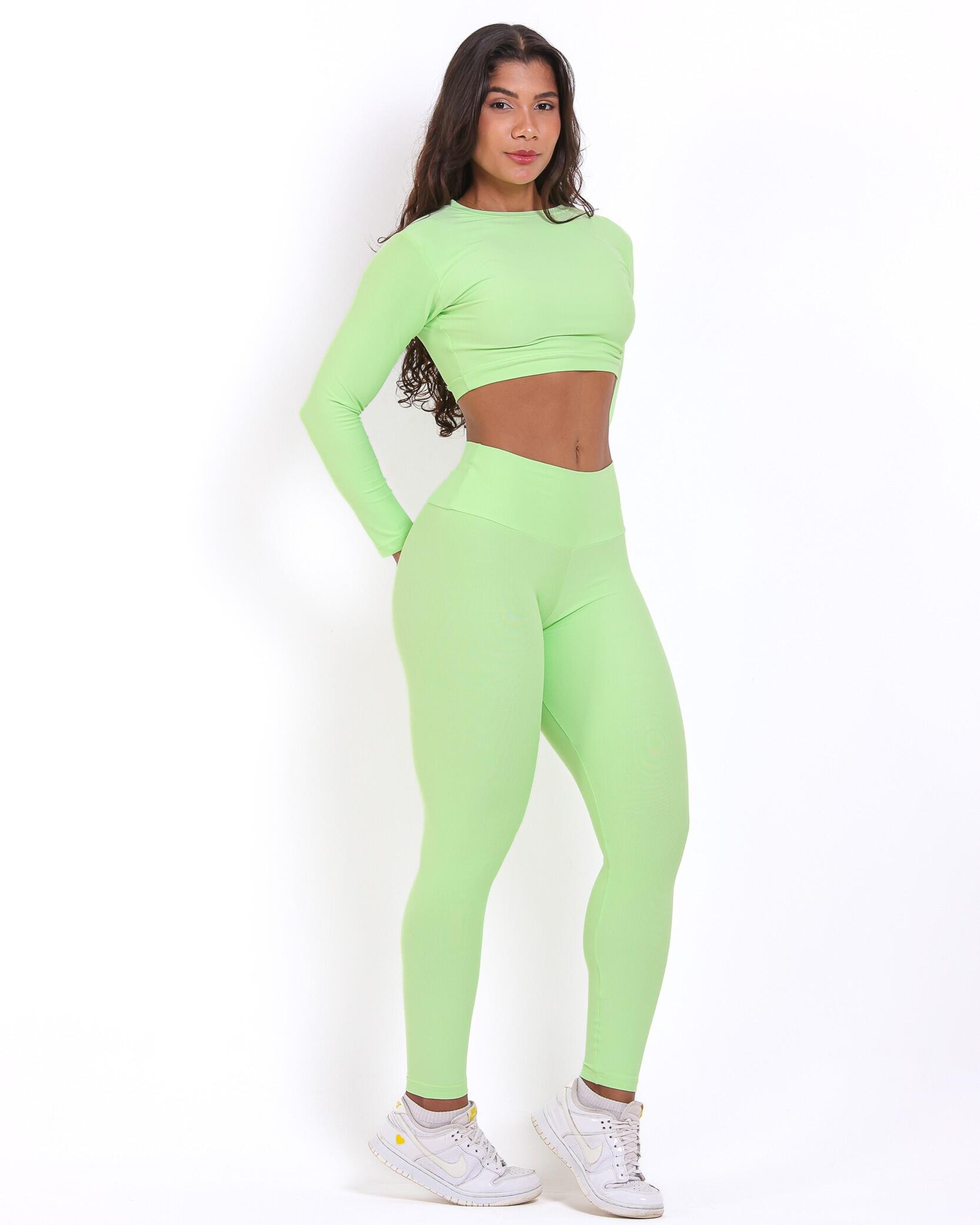 Conjunto Calça Legging Básica Light + Top Maria
