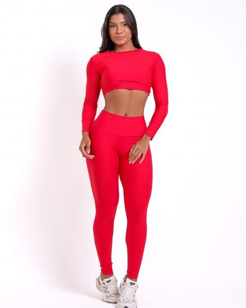 Conjunto Calça Legging Básica Light + Top Maria
