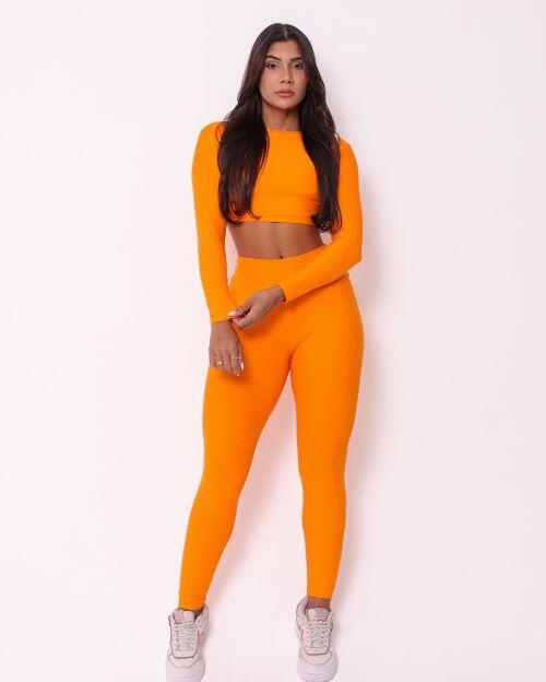 Conjunto Calça Legging Básica Light + Top Maria