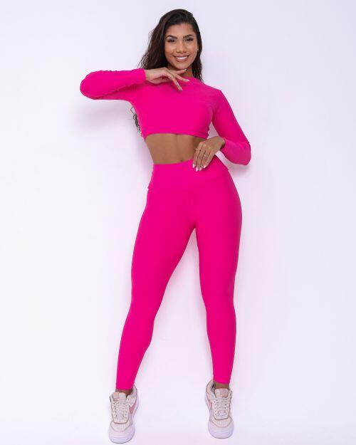 Conjunto Calça Legging Básica Light + Top Maria