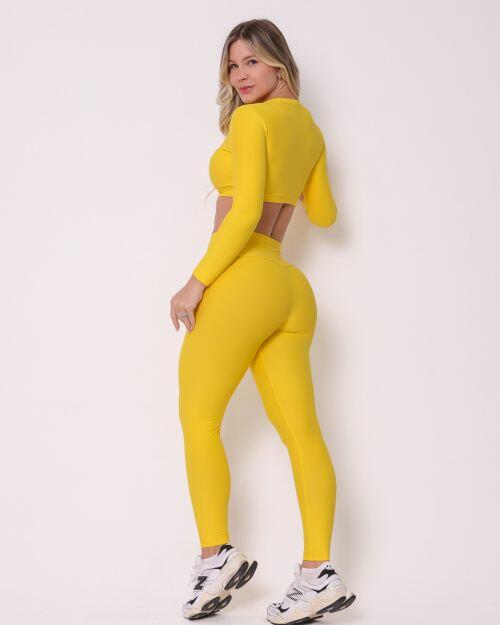 Conjunto Calça Legging Básica Light + Top Maria