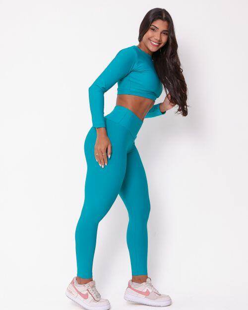 Conjunto Calça Legging Básica Light + Top Maria