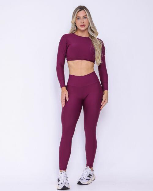 Conjunto Calça Legging Básica Light + Top Maria
