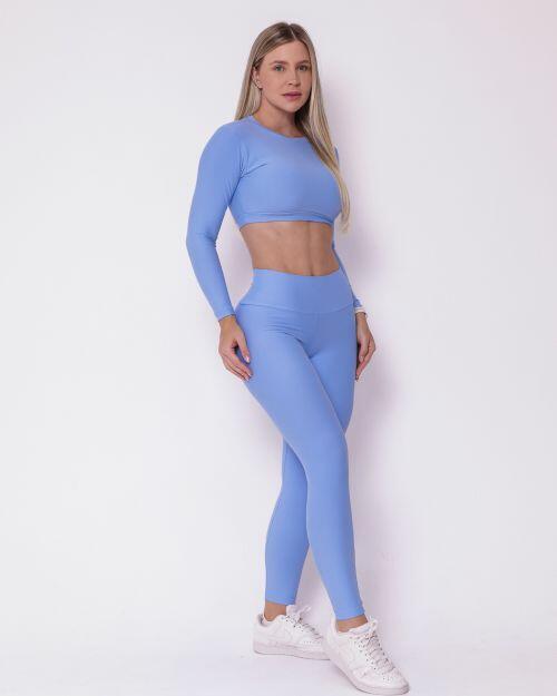 Conjunto Calça Legging Básica Light + Top Maria