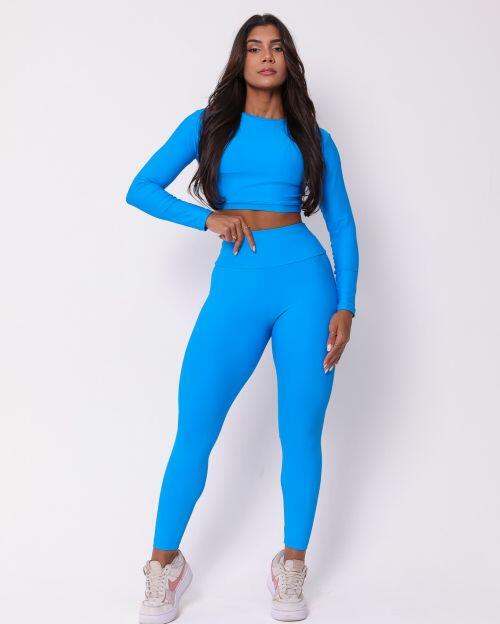 Conjunto Calça Legging Básica Light + Top Maria