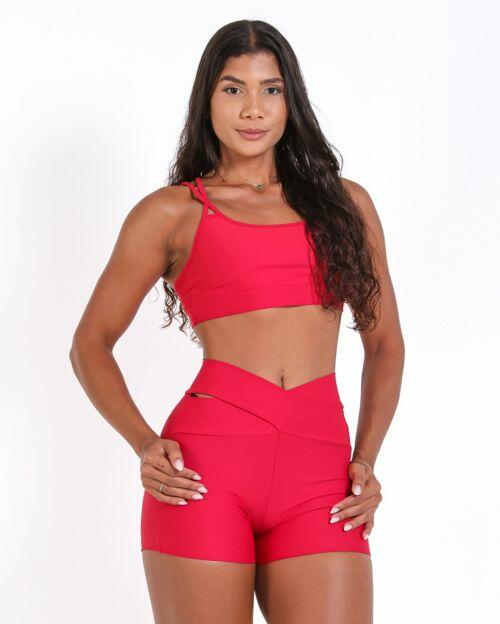 Conjunto Short B�sico C�s Cruzado Light + Top Lu