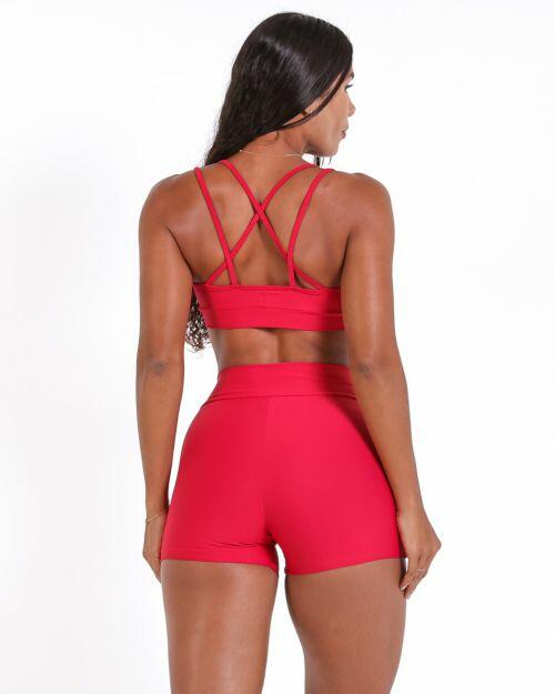 Conjunto Short B�sico C�s Cruzado Light + Top Lu