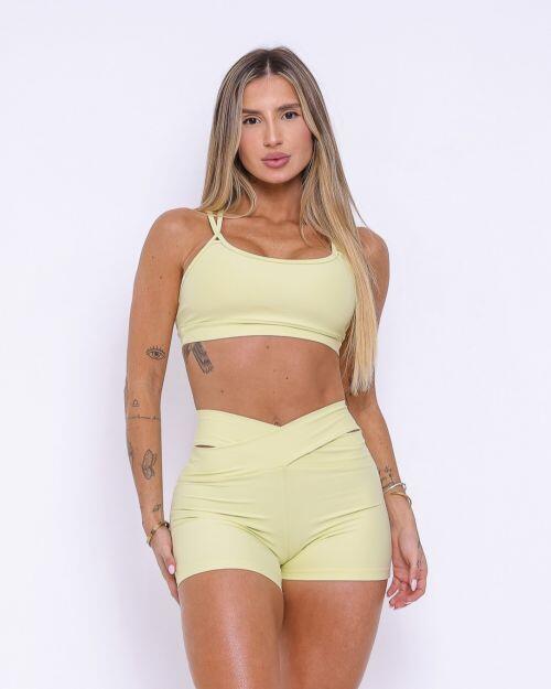 Conjunto Short B�sico C�s Cruzado Light + Top Lu