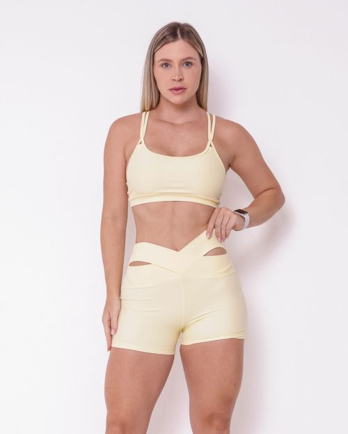 Conjunto Short B�sico C�s Cruzado Light + Top Lu