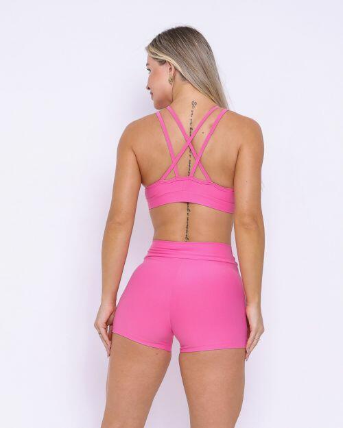 Conjunto Short B�sico C�s Cruzado Light + Top Lu