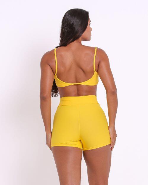Conjunto Short Básico Cós Cruzado Light + Top Ju