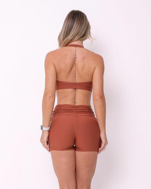 Conjunto Short Básico Cós Franzido Light + Top Jhully