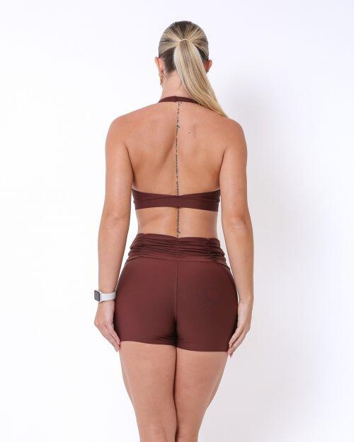 Conjunto Short Básico Cós Franzido Light + Top Jhully