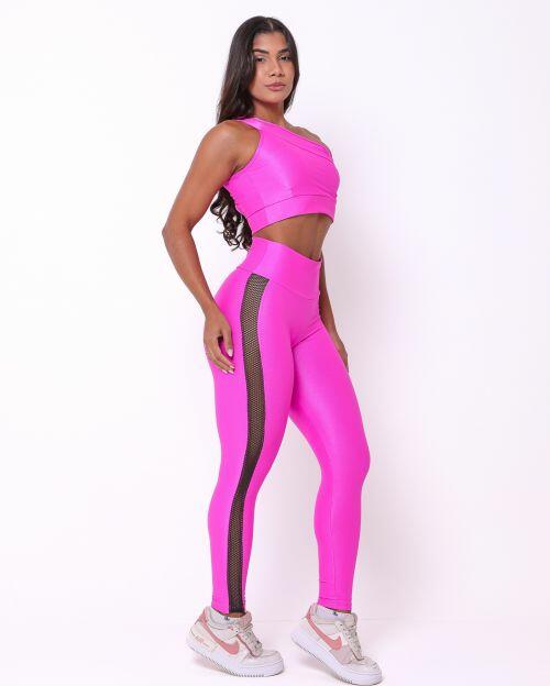 Conjunto Cal�a Legging Essence Compress�o + Top Paloma