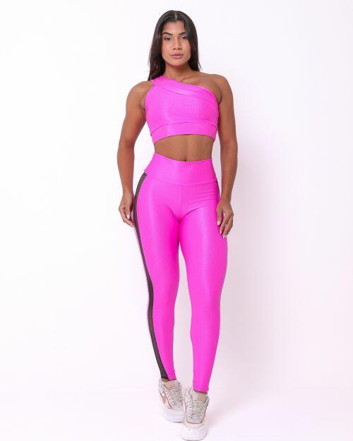 Conjunto Cal�a Legging Essence Compress�o + Top Paloma