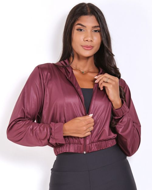Jaqueta Cropped Corta-Vento Ultra Leve