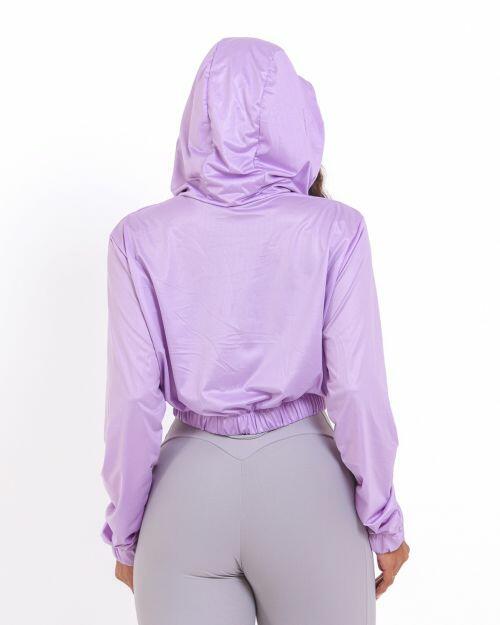 Jaqueta Cropped Corta-Vento Ultra Leve