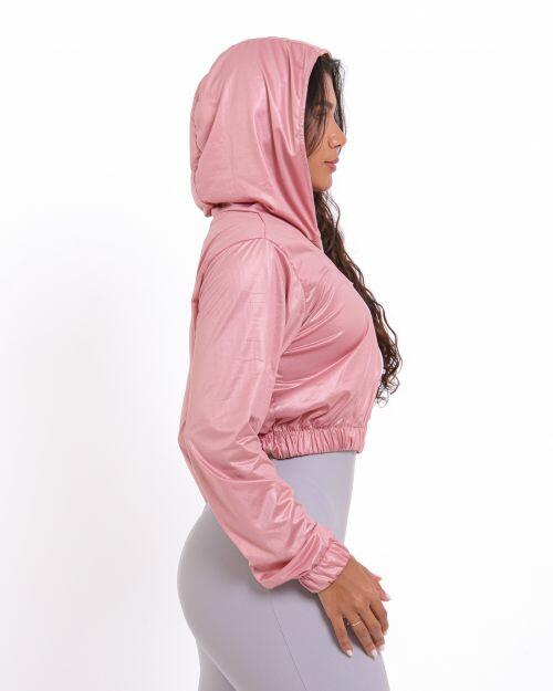 Jaqueta Cropped Corta-Vento Ultra Leve