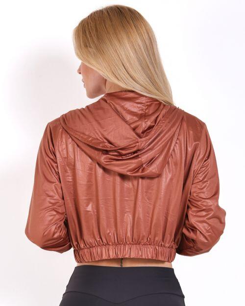 Jaqueta Cropped Corta-Vento Ultra Leve