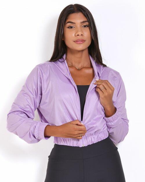 Jaqueta Cropped Corta-Vento Ultra Leve