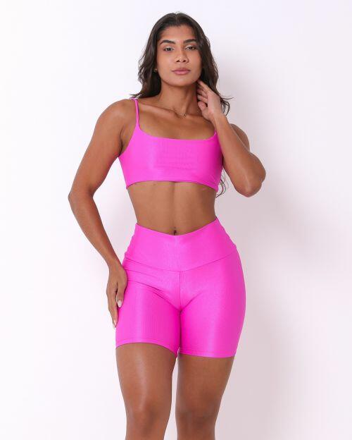Conjunto Short Bermuda Compressão + Top Ju