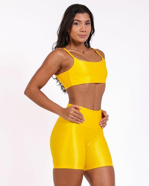 Conjunto Short Bermuda Compressão + Top Ju