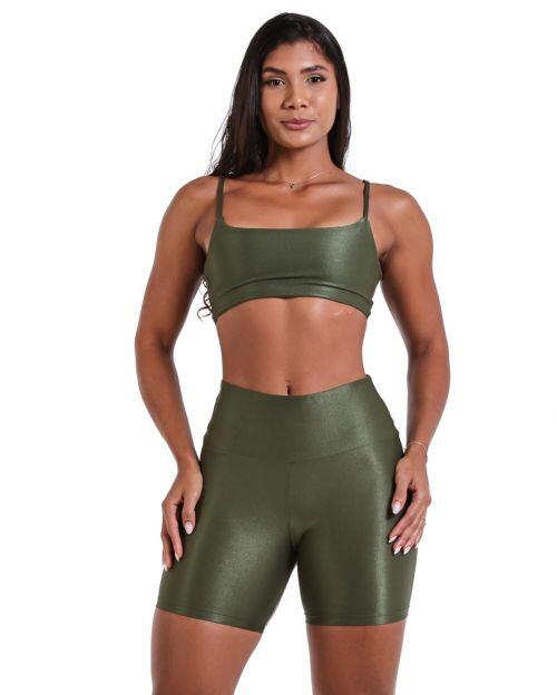 Conjunto Short Bermuda Compressão + Top Ju