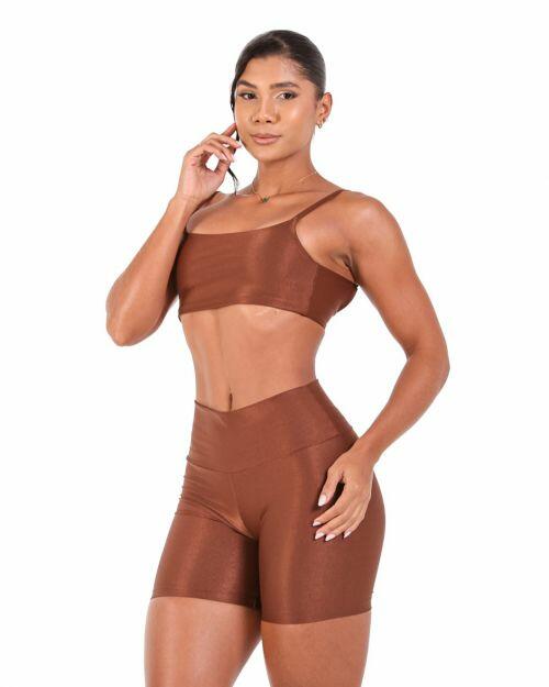 Conjunto Short Bermuda Compress�o + Top Ju