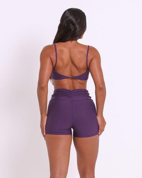 Conjunto Short Básico Cós Franzido Light + Top Ju