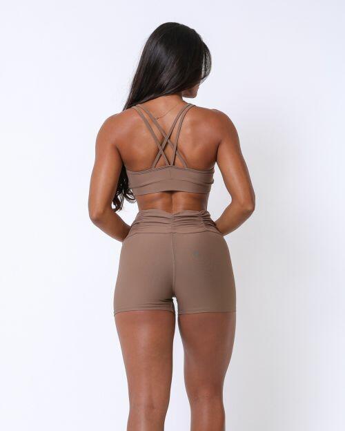 Conjunto Short Básico Cós Franzido Light + Top Lu